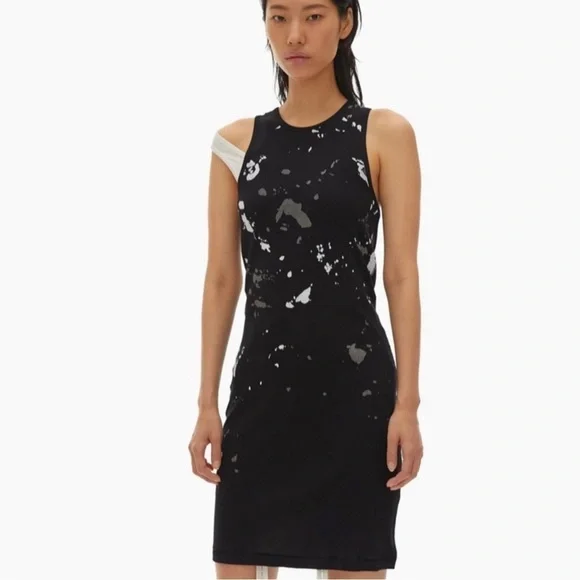 Helmut Lang PAINTED RIB MASC TANK DRESS - Picture 8 of 12